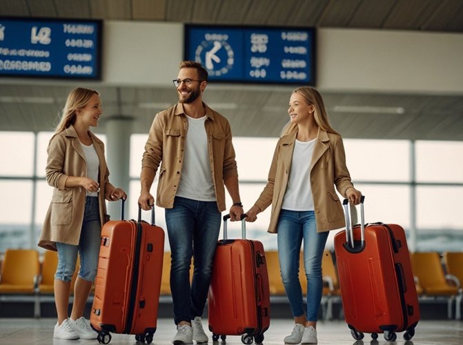 man-woman-are-walking-with-their-luggage