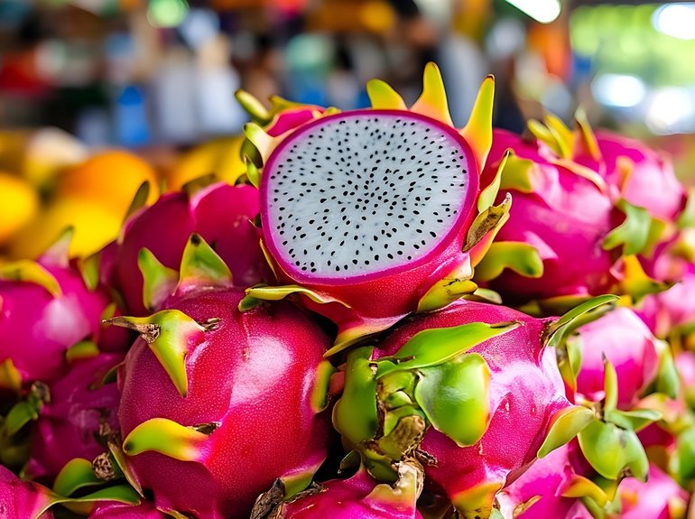 vibrant-dragon-fruit-local-market-juicy-sweet-exotic-tropical-produce